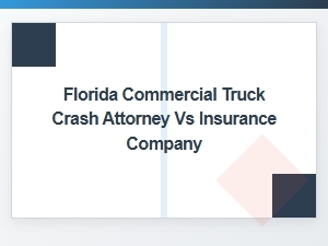 Company Fleet Accident Claims in Florida