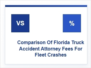 Fee Comparison for Florida Fleet Truck Accident Lawyers